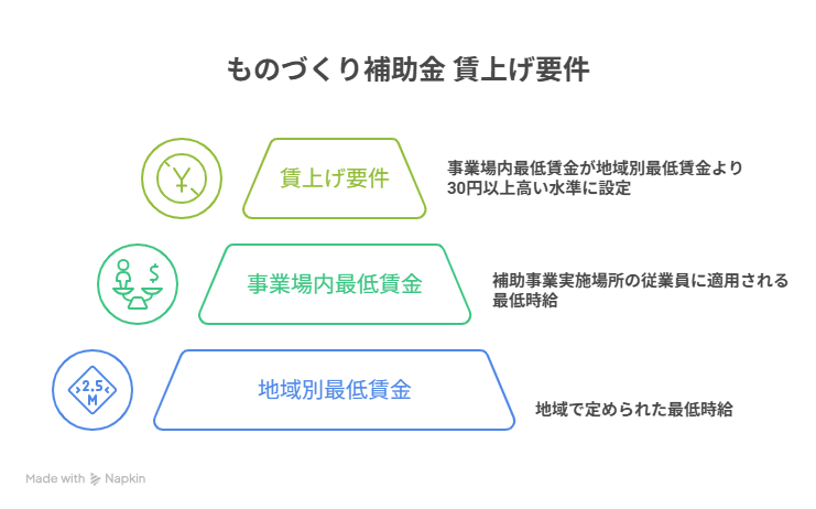 ものづくり補助金 最低賃金
