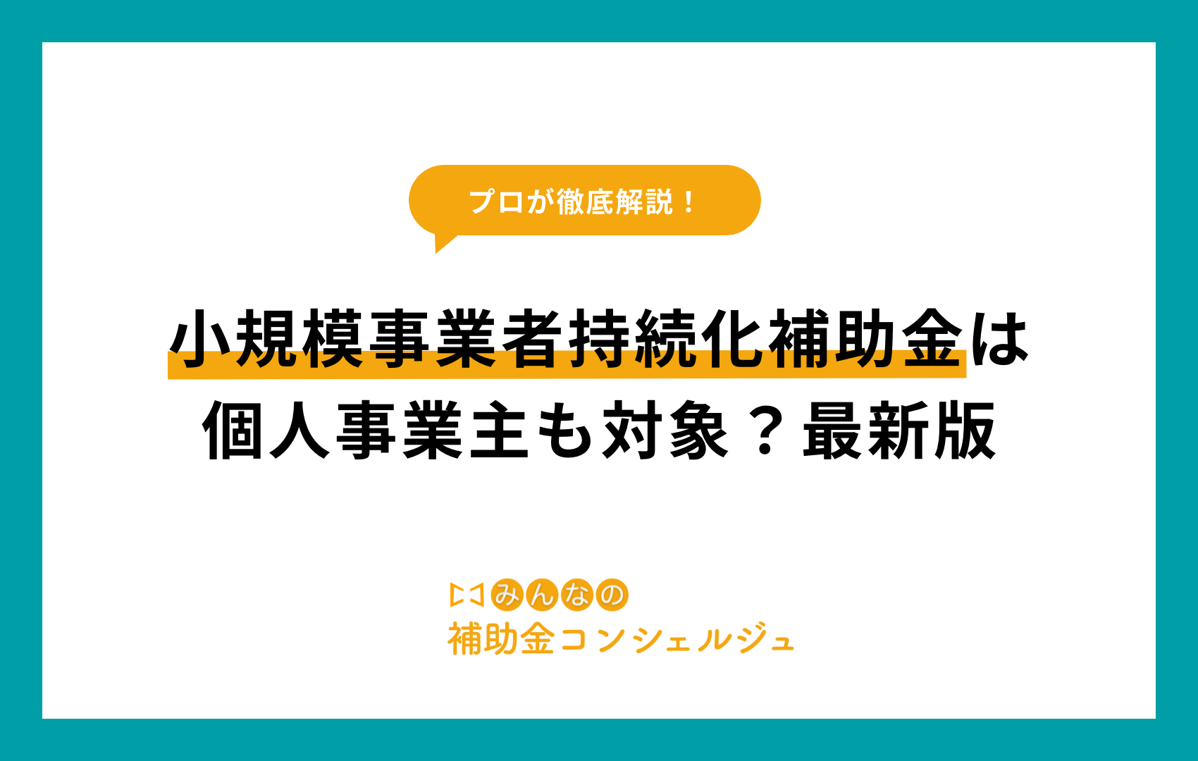 小規模事業者持続化補助金,個人事業主