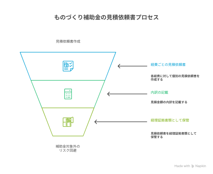 ものづくり補助金 見積依頼書
