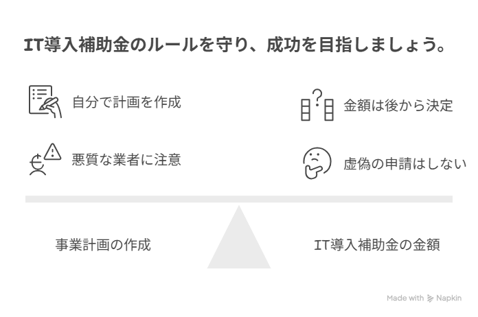 IT導入補助金,不採択理由
