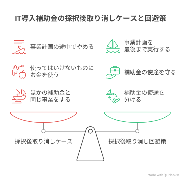 IT導入補助金,不採択理由