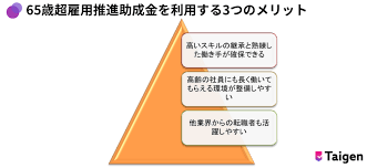 65歳超雇用推進助成金 条件