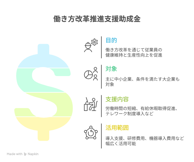 働き方改革推進支援助成金