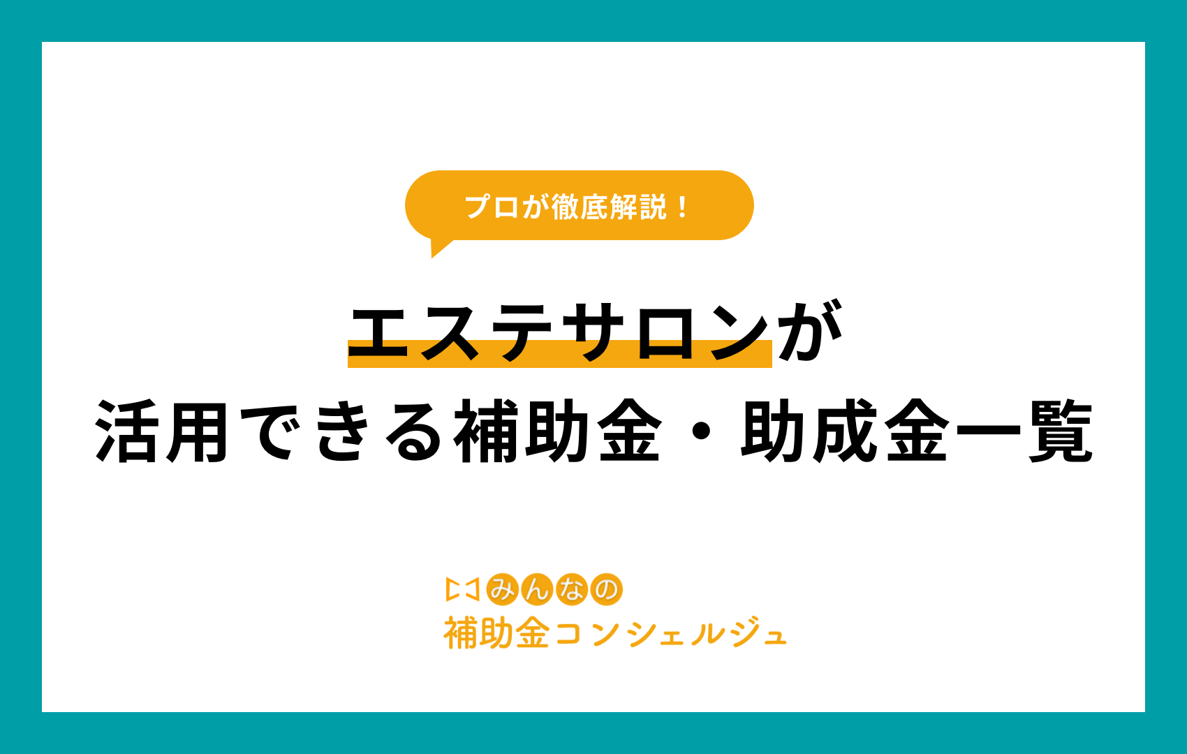 エステ 補助金
