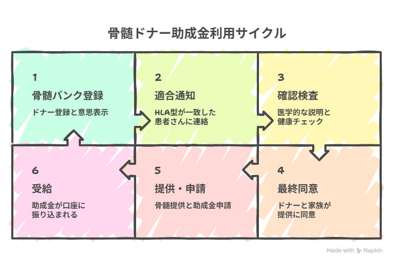 骨髄 ドナー 助成金