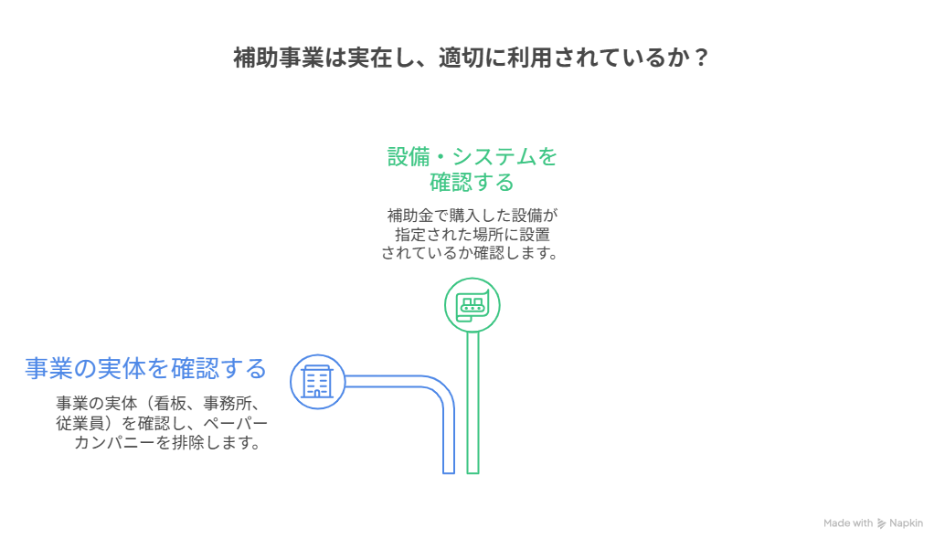 新事業進出補助金　実地検査